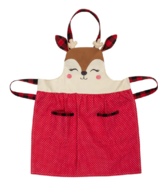 Stephen Joseph Holiday Apron Girl Reindeer (tablier de vacances) 