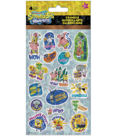 Trends Educational Standard Sticker Sheet Nickelodeon Sponge Bob