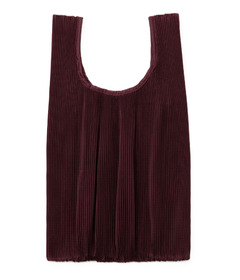 BAGGU Pleated Baggu Mahogany