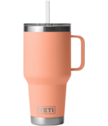 YETI Rambler Straw Mug Lowcountry Peach