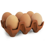Kikkerland Terracotta Egg Holder