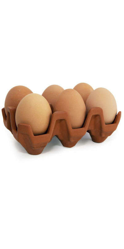 Kikkerland Terracotta Egg Holder