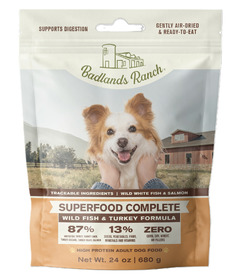 Badlands Ranch Superfood Complete Wild Fish and Turkey Formula