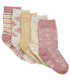 Minymo Sock Pack Mix Pattern Ash Rose