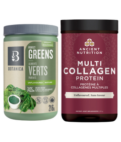 Botanica Greens & Ancient Nutrition Collagen Bundle
