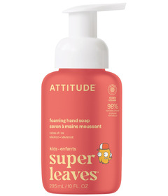 ATTITUDE Super Leaves Kids Foaming Hand Soap Mango