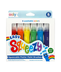 OOLY Easy Squeezy Squeezable Poster Paint Brushes