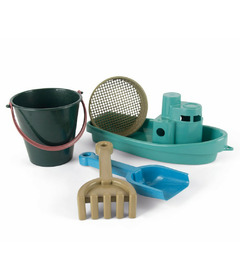 Dantoy Blue Marine Toys Boat and Sand Set