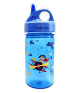 Nalgene Kids Grip-n-Gulp Water Bottle Blue Biplane