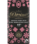 Divine Chocolate Dark Chocolate with Pink Himalayan Salt 60% Cocoa