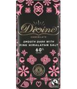 Divine Chocolate Dark Chocolate with Pink Himalayan Salt 60% Cocoa