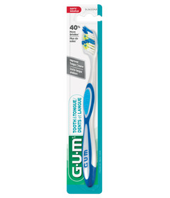 GUM Tooth & Tongue Brush Regular Soft