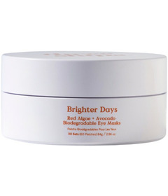 Three Ships Brighter Days Red Algae + Avocado Biodegradable Eye Masks