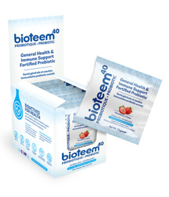 Bioteem40 General Health Support Probiotic Travel Pack Strawberry