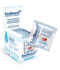Bioteem40 General Health Support Probiotic Travel Pack Strawberry