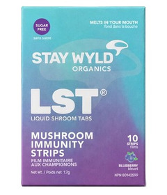 Stay Wyld Organics LST Mushroom Immunity Strips Blueberry