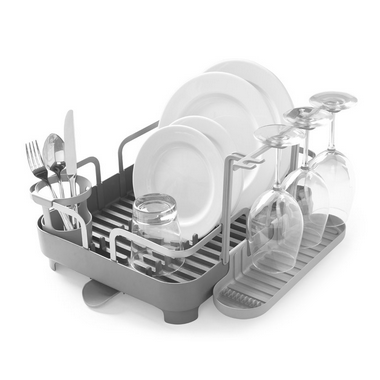 Umbra UDRY Mini Charcoal Dish Rack/Drying Mat - Kitchen & Company