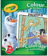 Crayola pages de coloriage et d'autocollants La Reine des Neiges II