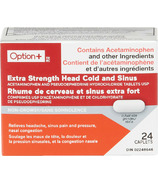 Option+ Extra Strength Head Cold and Sinus