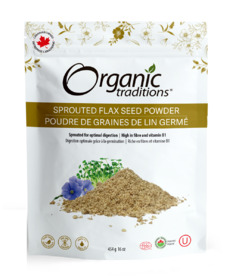 image of Organic Traditions Sprouted Flax Seed Powder with sku:334058