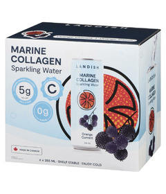 Landish Marine Collagen Sparkling Water Orange Currant