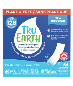 Tru Earth Plastic Free Laundry Strips Fresh Linen