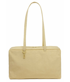 image of BAGGU Medium Nylon Bowler Bag Butter with sku:320545