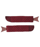 DOIY Fish Socks Burgundy