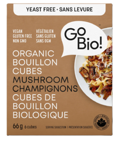 GoBIO! Organic Yeast-Free Mushroom Bouillon Cubes