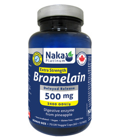 Naka Platinum Bromelain Delayed Release 500mg 2400GDU