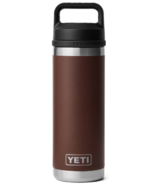 YETI Rambler Bouteille Chug Zones humides Brun