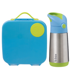 b.box Lunch Box & Water Bottle Ocean Breeze Bundle