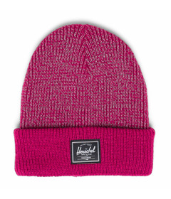 Herschel Supply Elmer Reflective Ribbed Beanie Dragonfruit