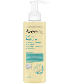 Aveeno Calm + Restore Foaming Cleanser for Sensitive Skin