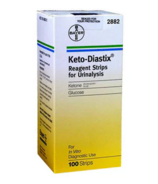 Bandelettes de réactif Keto-Diastix pour l’analyse d’urine