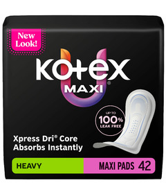 U by KOTEX Core Maxi Non-Winged Heavy Pads