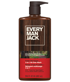 Every Man Jack 3-in-1 All Over Wash Cedar Red Sage