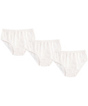 Nest Designs Basics Organic Cotton Ribbed Briefs Underwear White