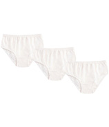 Nest Designs Basics Organic Cotton Ribbed Briefs Underwear White