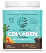 Sunwarrior Collagen Building Protein Peptides Plant Based Chocolate Fudge