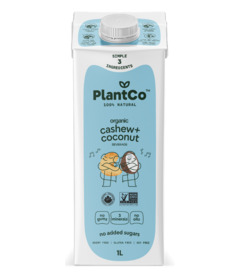 image of PlantCo Organic Cashew + Coconut Beverage with sku:340492