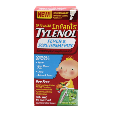 infant tylenol for cold