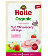 Holle Organic Milk Cereal with Oat Strawberry & Apple