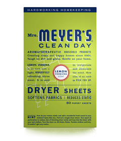 Mrs. Meyer's Clean Day Dryer Sheets Lemon Verbena