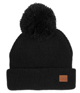 Babyfied Apparel PomPom Toque Black