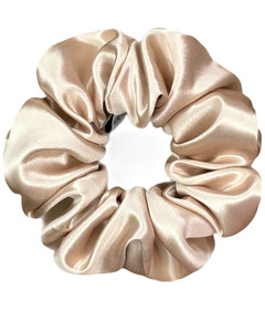 HoneyLux Premium Organic Silk Scrunchie Regular Champange