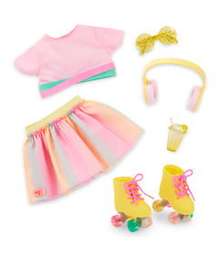 Our Generation Outfit Rollerblades & Limonade