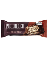 NutraPhase Protein & Co. Small Batch Protein Bar Crunchy Chocolate Fudge