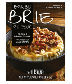 Gourmet Du Village Brie Topping Mix Pecan Brown Sugar