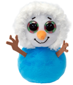 Ty Inc Beanie Boos Kenneth Smowman With Furry Hood